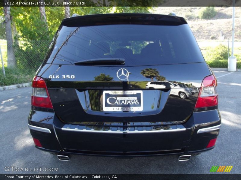 Black / Black 2012 Mercedes-Benz GLK 350