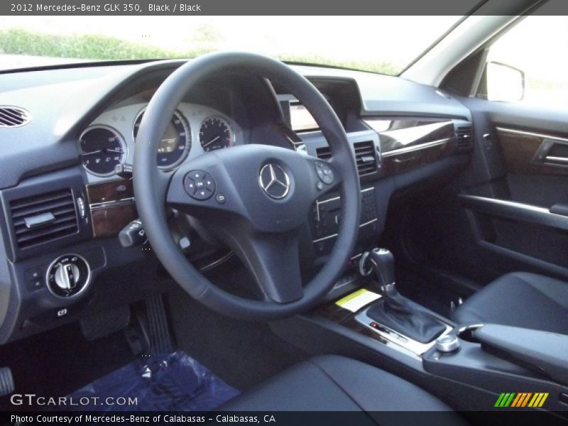 Black / Black 2012 Mercedes-Benz GLK 350