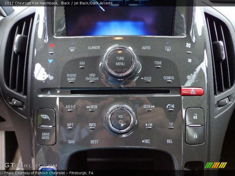 Controls of 2012 Volt Hatchback