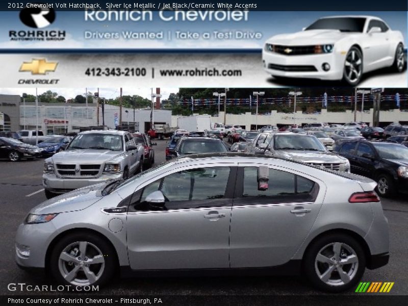 Silver Ice Metallic / Jet Black/Ceramic White Accents 2012 Chevrolet Volt Hatchback
