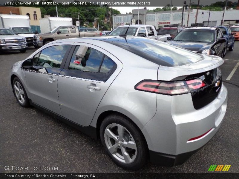 Silver Ice Metallic / Jet Black/Ceramic White Accents 2012 Chevrolet Volt Hatchback