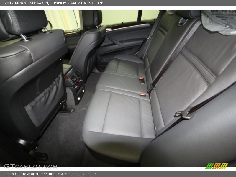 Titanium Silver Metallic / Black 2012 BMW X5 xDrive35d
