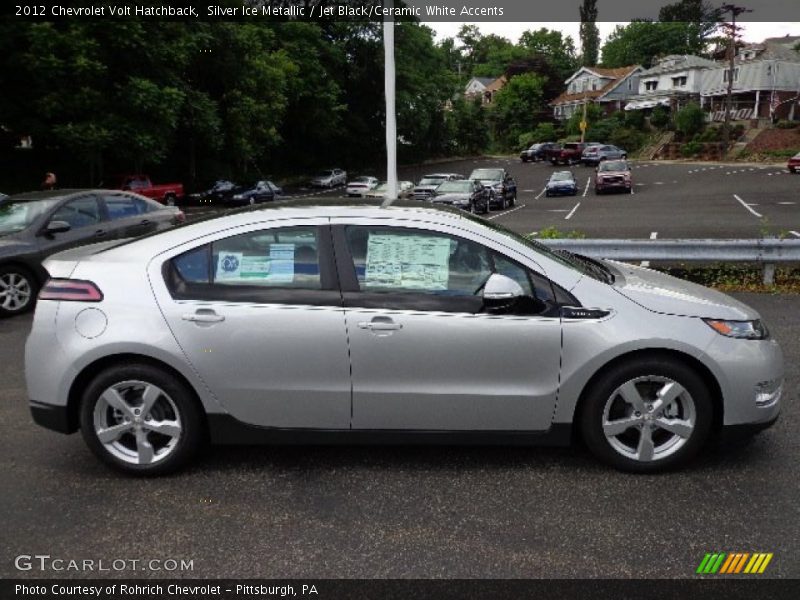 Silver Ice Metallic / Jet Black/Ceramic White Accents 2012 Chevrolet Volt Hatchback