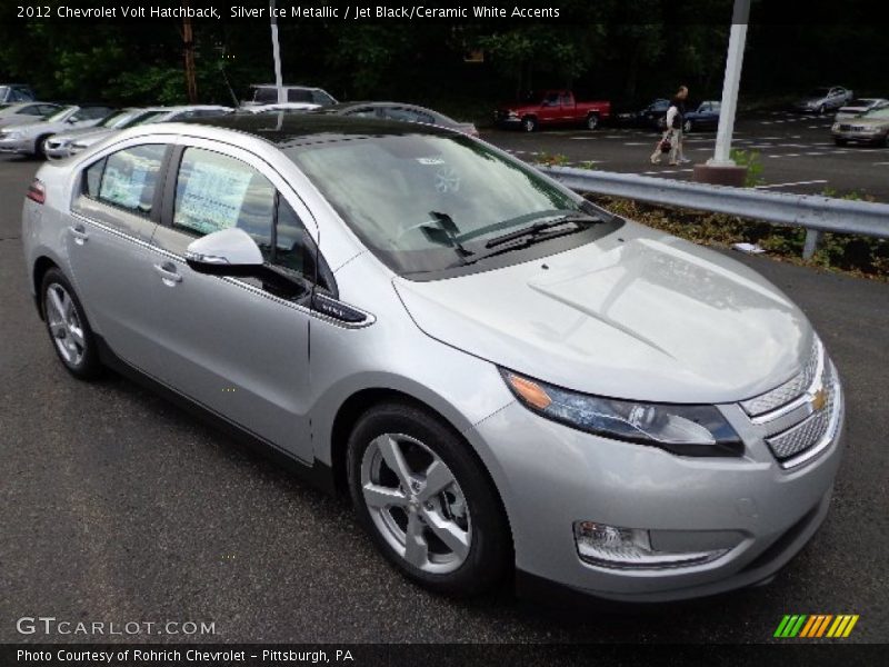 Silver Ice Metallic / Jet Black/Ceramic White Accents 2012 Chevrolet Volt Hatchback