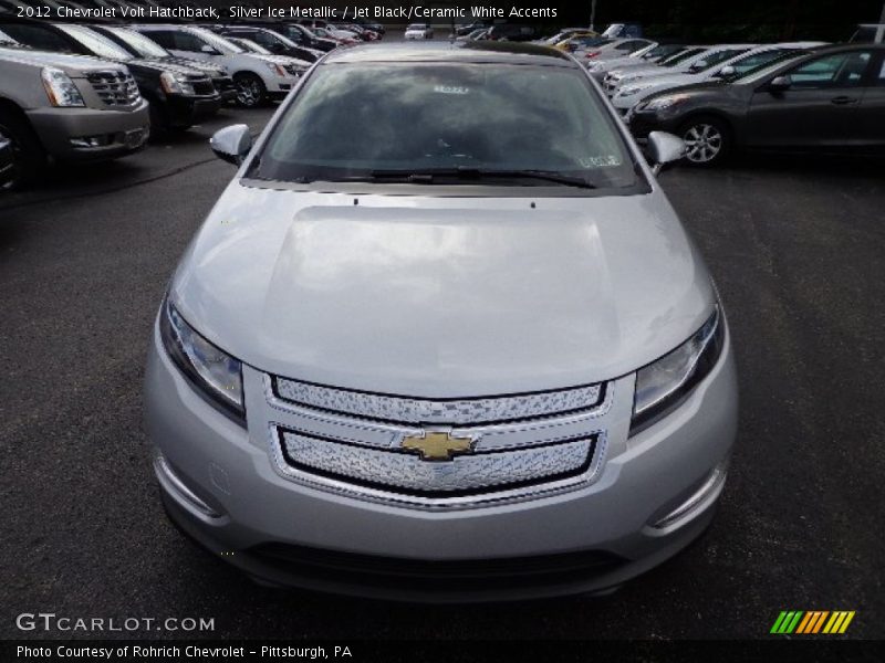 Silver Ice Metallic / Jet Black/Ceramic White Accents 2012 Chevrolet Volt Hatchback