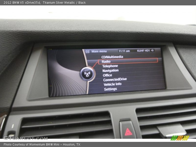 Titanium Silver Metallic / Black 2012 BMW X5 xDrive35d