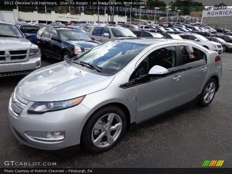 Silver Ice Metallic / Jet Black/Ceramic White Accents 2012 Chevrolet Volt Hatchback