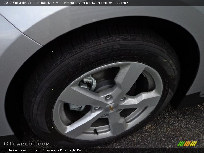Silver Ice Metallic / Jet Black/Ceramic White Accents 2012 Chevrolet Volt Hatchback