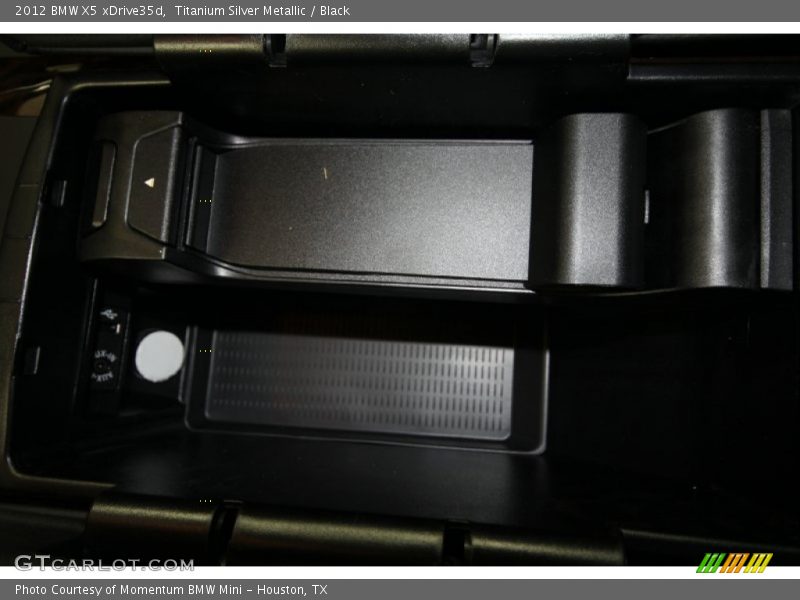 Titanium Silver Metallic / Black 2012 BMW X5 xDrive35d