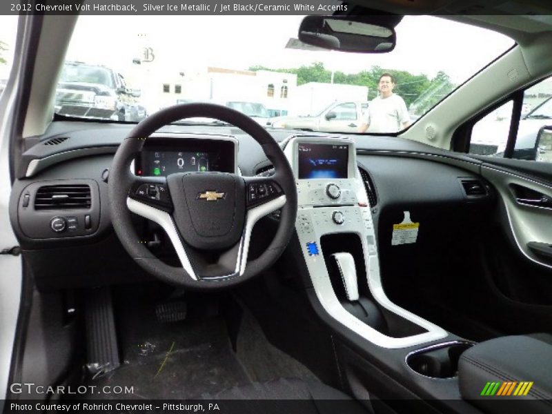 Silver Ice Metallic / Jet Black/Ceramic White Accents 2012 Chevrolet Volt Hatchback