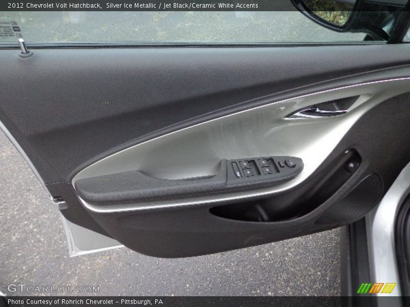 Silver Ice Metallic / Jet Black/Ceramic White Accents 2012 Chevrolet Volt Hatchback