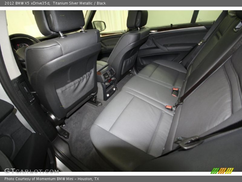 Titanium Silver Metallic / Black 2012 BMW X5 xDrive35d