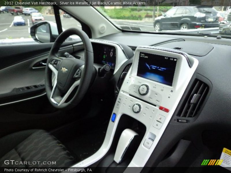 Silver Ice Metallic / Jet Black/Ceramic White Accents 2012 Chevrolet Volt Hatchback