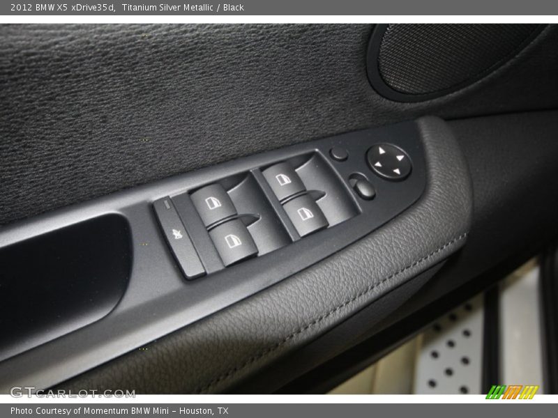 Titanium Silver Metallic / Black 2012 BMW X5 xDrive35d