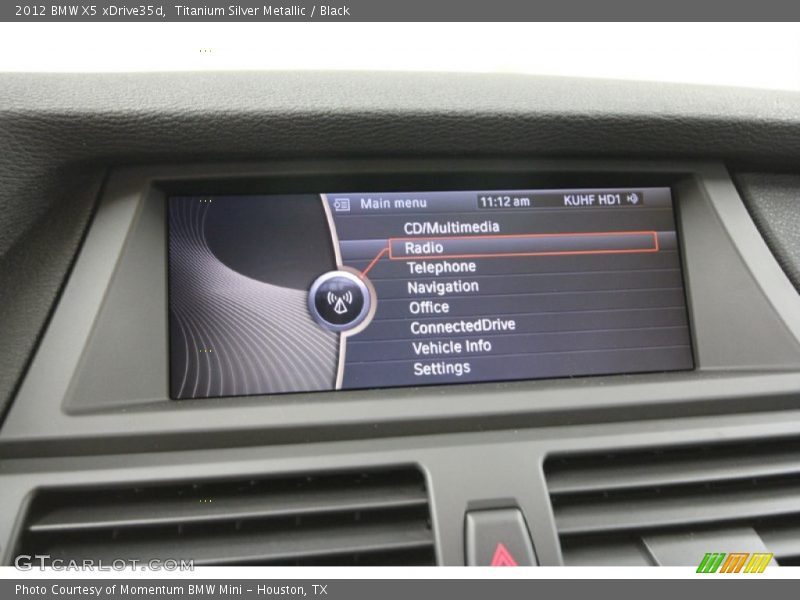 Titanium Silver Metallic / Black 2012 BMW X5 xDrive35d