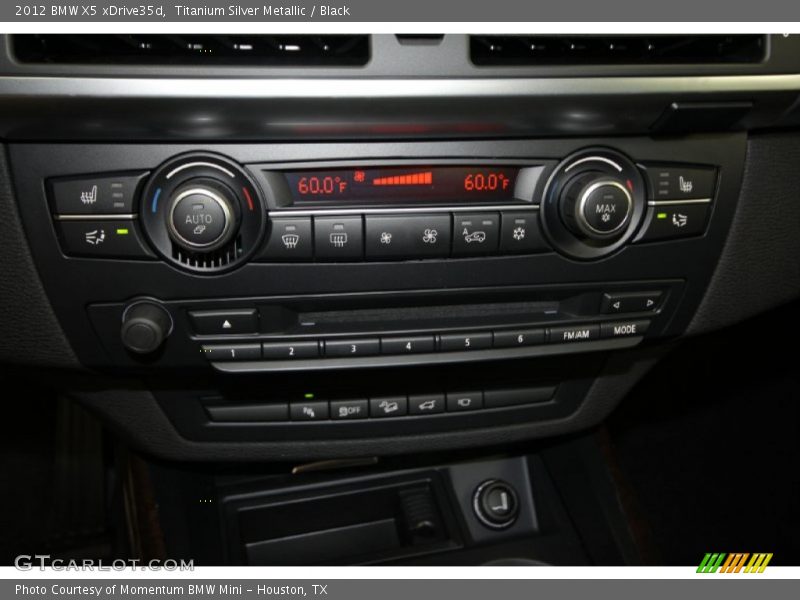 Titanium Silver Metallic / Black 2012 BMW X5 xDrive35d