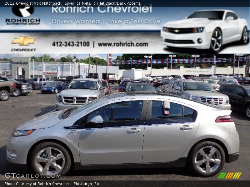 Silver Ice Metallic / Jet Black/Dark Accents 2012 Chevrolet Volt Hatchback