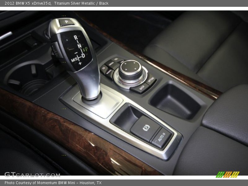 Titanium Silver Metallic / Black 2012 BMW X5 xDrive35d