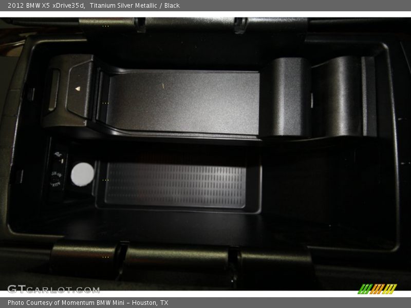 Titanium Silver Metallic / Black 2012 BMW X5 xDrive35d