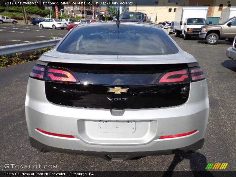 Silver Ice Metallic / Jet Black/Dark Accents 2012 Chevrolet Volt Hatchback
