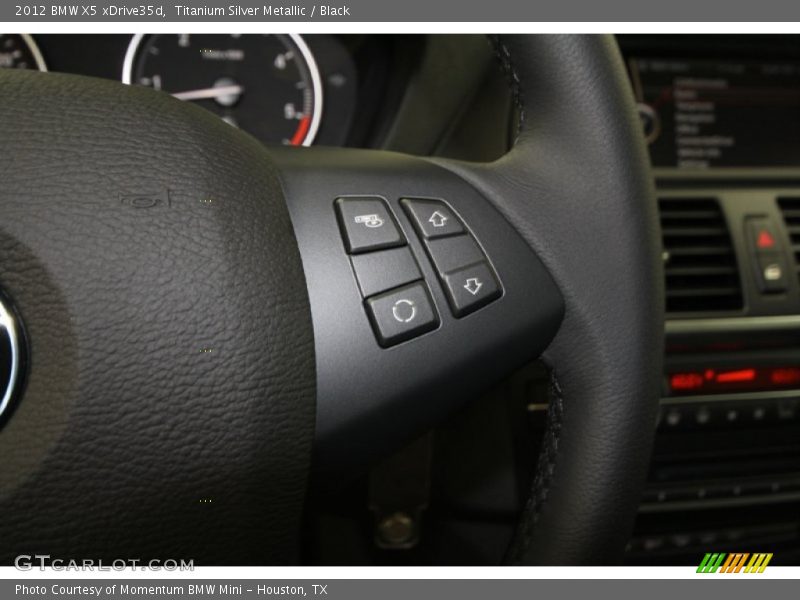 Titanium Silver Metallic / Black 2012 BMW X5 xDrive35d