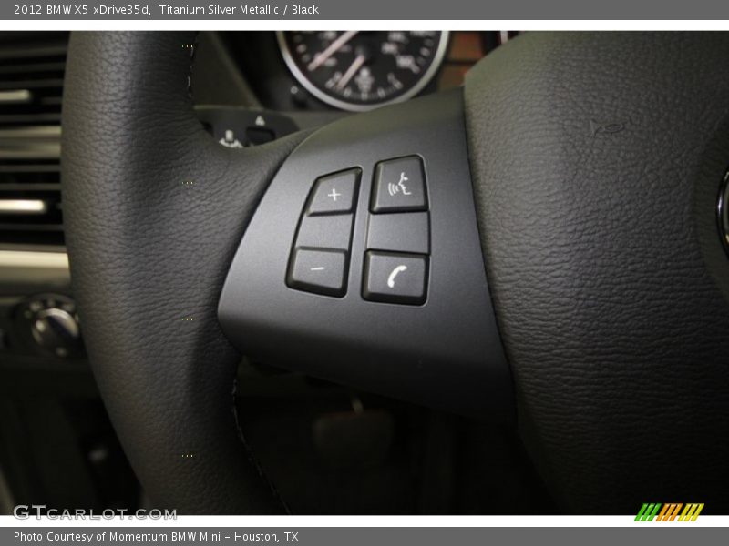Titanium Silver Metallic / Black 2012 BMW X5 xDrive35d