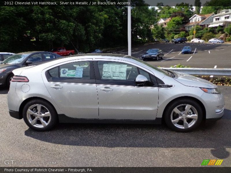 Silver Ice Metallic / Jet Black/Dark Accents 2012 Chevrolet Volt Hatchback