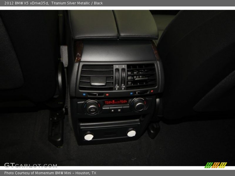 Titanium Silver Metallic / Black 2012 BMW X5 xDrive35d