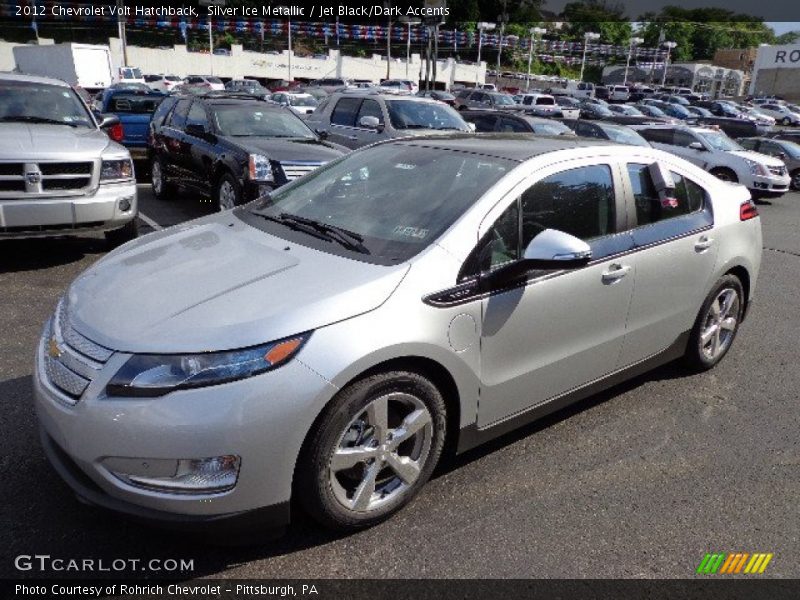 Silver Ice Metallic / Jet Black/Dark Accents 2012 Chevrolet Volt Hatchback