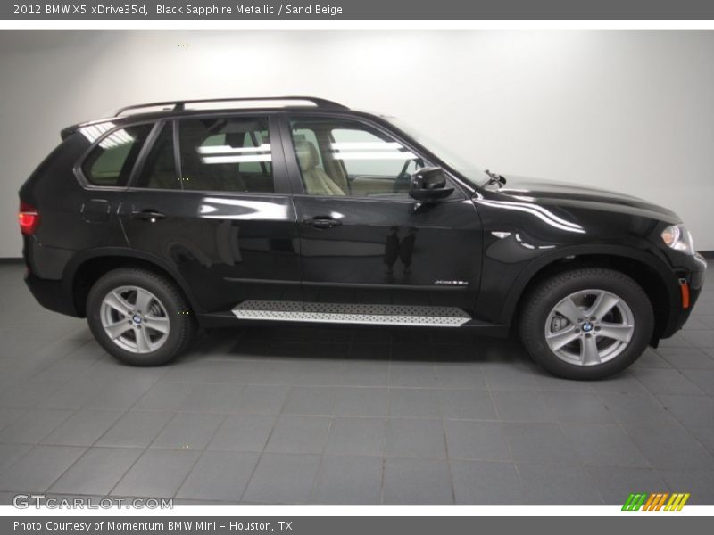 Black Sapphire Metallic / Sand Beige 2012 BMW X5 xDrive35d