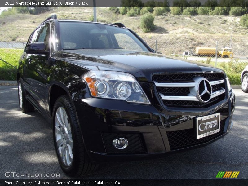 Black / Black 2012 Mercedes-Benz GLK 350