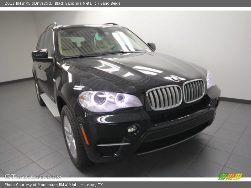 Black Sapphire Metallic / Sand Beige 2012 BMW X5 xDrive35d