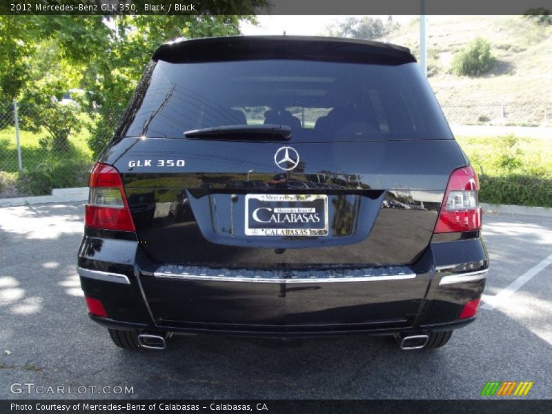 Black / Black 2012 Mercedes-Benz GLK 350