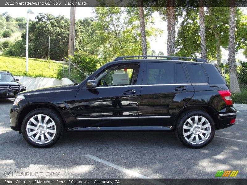 Black / Black 2012 Mercedes-Benz GLK 350