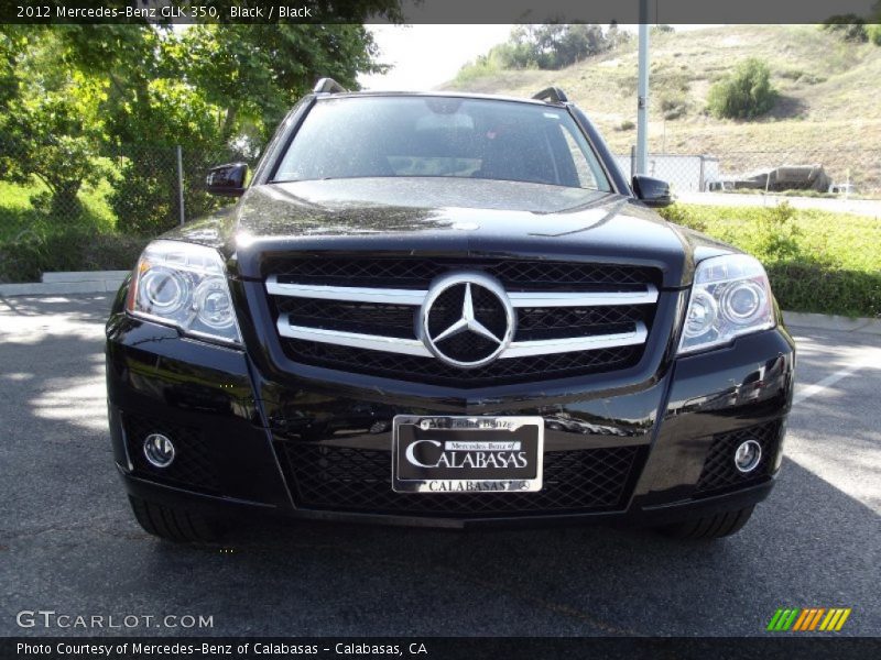 Black / Black 2012 Mercedes-Benz GLK 350