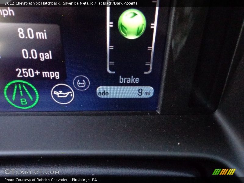 Silver Ice Metallic / Jet Black/Dark Accents 2012 Chevrolet Volt Hatchback
