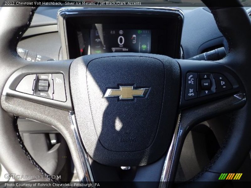Silver Ice Metallic / Jet Black/Dark Accents 2012 Chevrolet Volt Hatchback