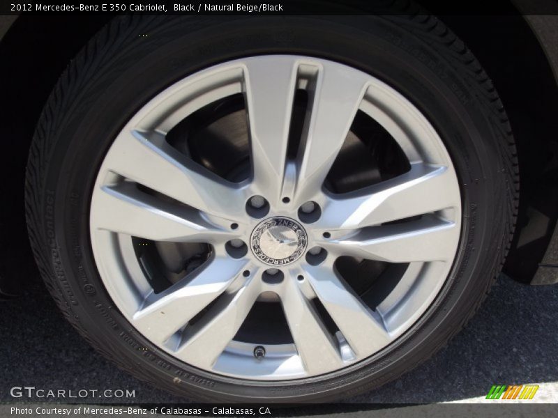 Black / Natural Beige/Black 2012 Mercedes-Benz E 350 Cabriolet