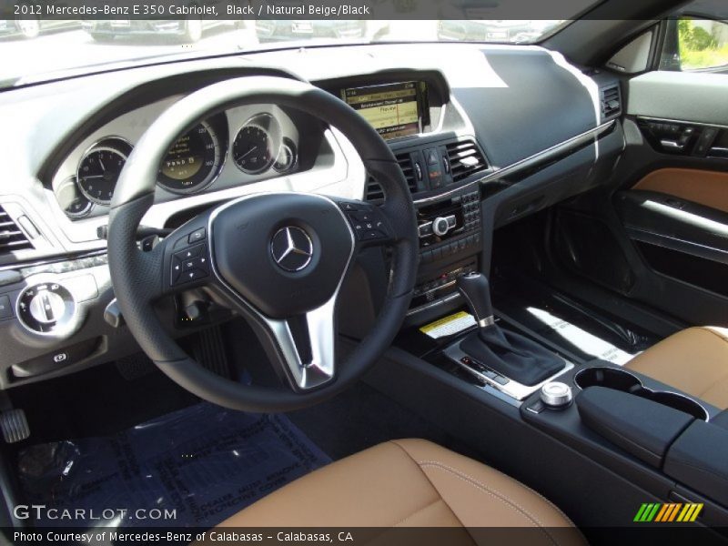 Black / Natural Beige/Black 2012 Mercedes-Benz E 350 Cabriolet