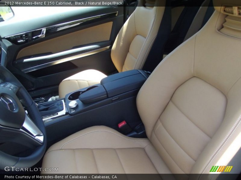Black / Natural Beige/Black 2012 Mercedes-Benz E 350 Cabriolet