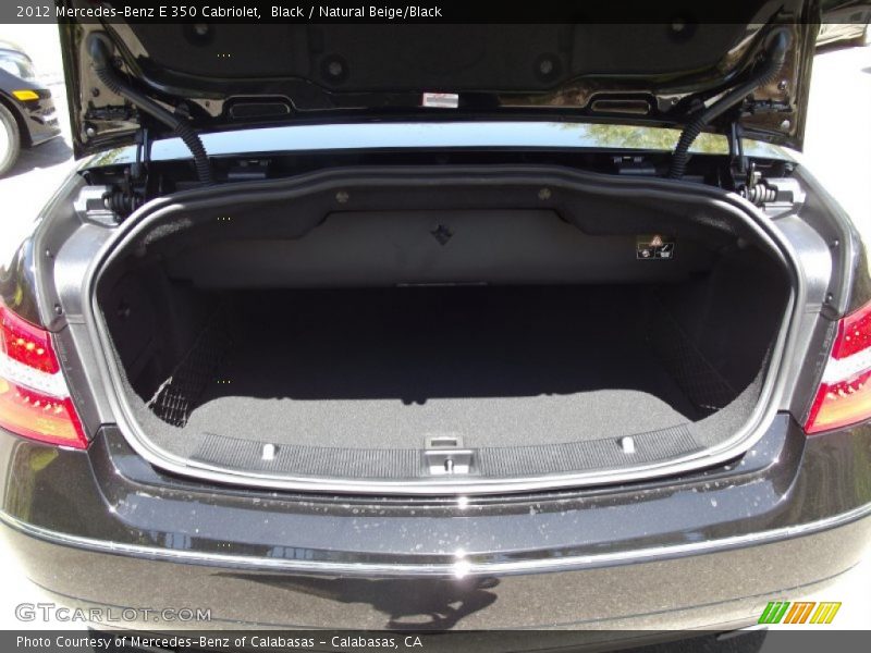 Black / Natural Beige/Black 2012 Mercedes-Benz E 350 Cabriolet