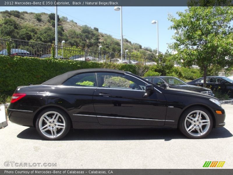 Black / Natural Beige/Black 2012 Mercedes-Benz E 350 Cabriolet