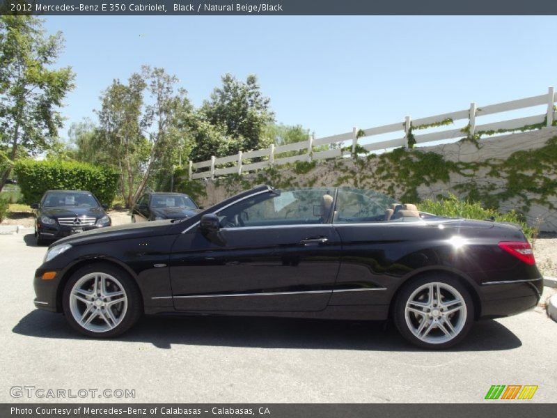 Black / Natural Beige/Black 2012 Mercedes-Benz E 350 Cabriolet