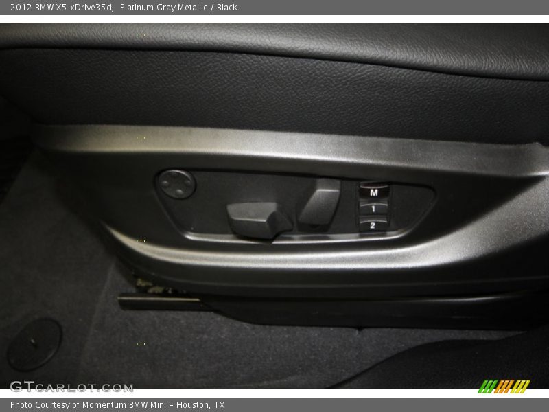 Platinum Gray Metallic / Black 2012 BMW X5 xDrive35d