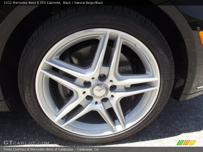 Black / Natural Beige/Black 2012 Mercedes-Benz E 350 Cabriolet