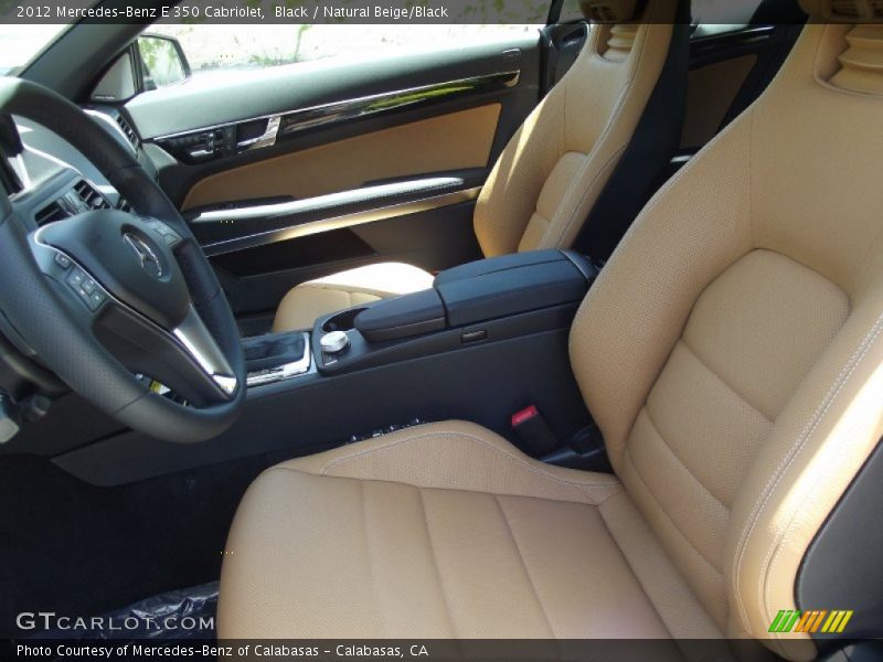 Black / Natural Beige/Black 2012 Mercedes-Benz E 350 Cabriolet