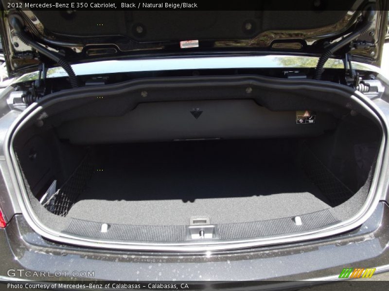 Black / Natural Beige/Black 2012 Mercedes-Benz E 350 Cabriolet