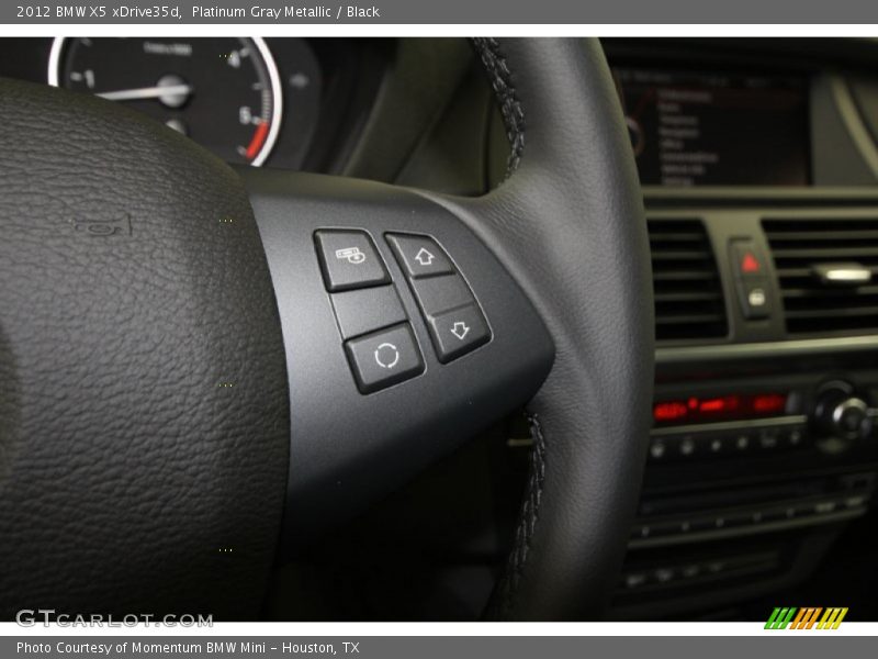 Platinum Gray Metallic / Black 2012 BMW X5 xDrive35d