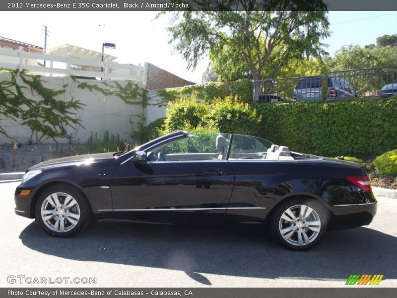 Black / Almond/Mocha 2012 Mercedes-Benz E 350 Cabriolet