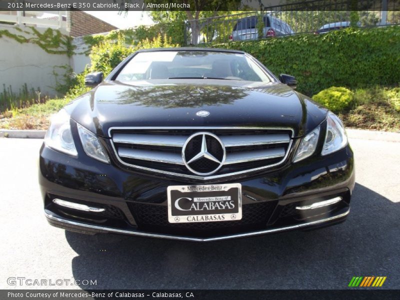 Black / Almond/Mocha 2012 Mercedes-Benz E 350 Cabriolet